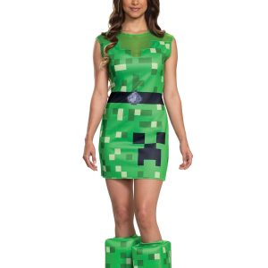 Minecraft Women's Creeper Costume