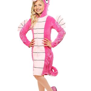 Pink Seahorse Girl's Costume