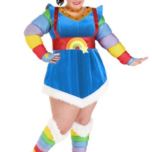 Plus Size Authentic Rainbow Brite Costume for Women
