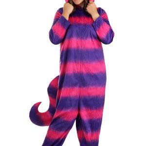 Plus Size Cheshire Cat Adult Onesie Costume