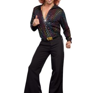 Plus Size Disco Dude Shirt Costume