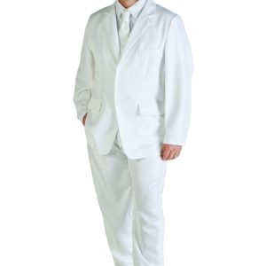 Plus Size White Suit Costume