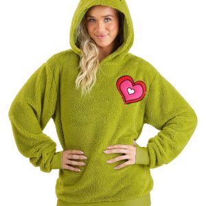 The Grinch Hoodie Costume Top for Adults