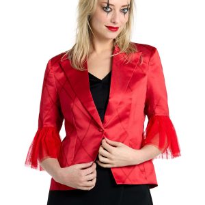 Women's Harley Quinn Costume Suit Blazer