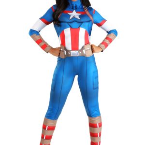 Women's Marvel Classic Captain America Costume