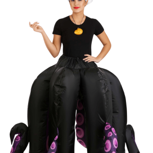 Women's Ursula Inflatable Long Skirt and Necklace Costume
