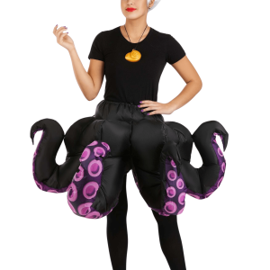 Women's Ursula Inflatable Short Skirt and Necklace Costume