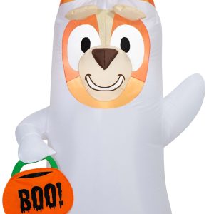 3.5FT Inflatable Bluey Ghost Bingo Decoration