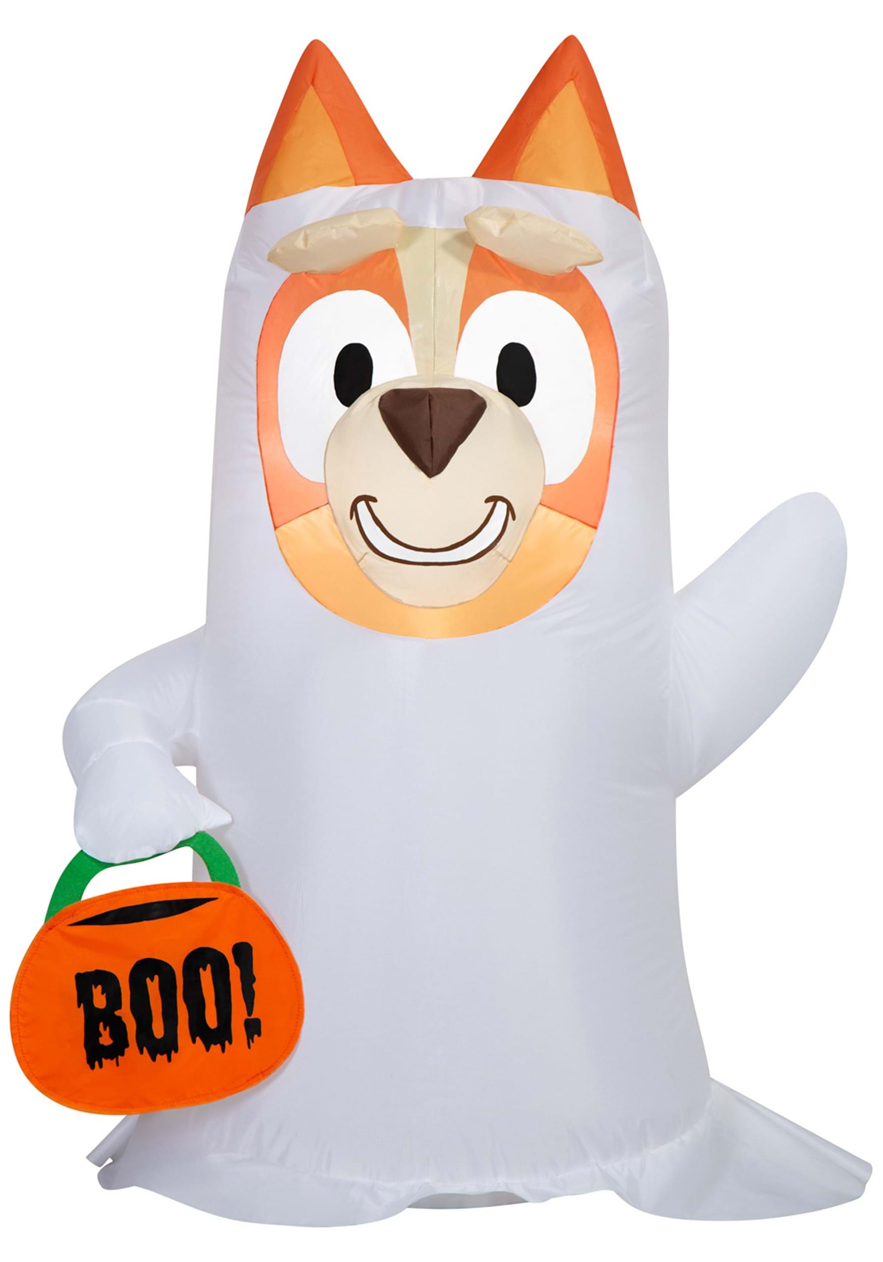 3.5FT Inflatable Bluey Ghost Bingo Decoration