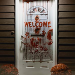 30 Inch x 60 Inch Bloody Mess Door Cover Decoration