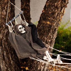 64-Inch Lazy Bones Hammock Reaper Prop Decoration