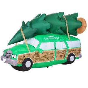 8FT Airblown Christmas Vacation Station Wagon Christmas Decoration