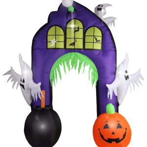 9FT Ghostly Castle Arch Inflatable Decoration