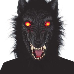 Adult Light Up Rage Wolf LED Mask