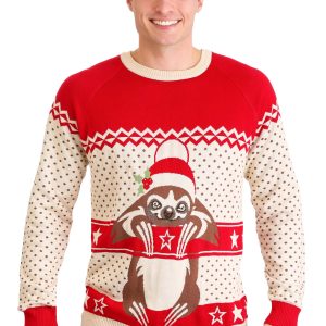 Adult Sloth Ugly Christmas Sweater