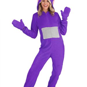 Adult Teletubbies Tinky Winky Jumpsuit Costume