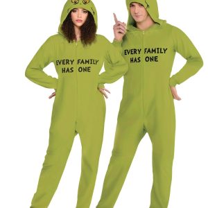Adult Zipster The Grinch Costume