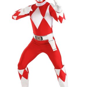 Authentic Adult Power Rangers Red Ranger Costume