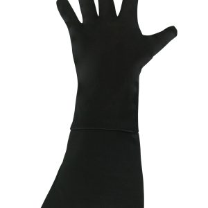 Black Superhero Adult Gloves