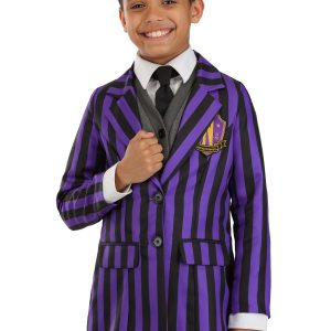 Boy's Nevermore Academy Wednesday Costume Blazer