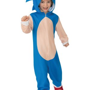 Child Sonic The Hedgehog Hooded Costume