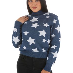 Coraline Adult Blue Star Sweater Costume