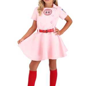 Girl's League of Their Own Luxury Dottie Costume