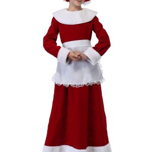Girls Mrs. Claus Costume