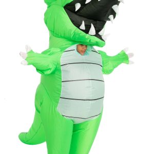 Inflatable Kids Green Dino Costume