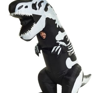 Inflatable Skeleton T-Rex Costume