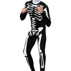Karate Kid Skeleton Costume Suit