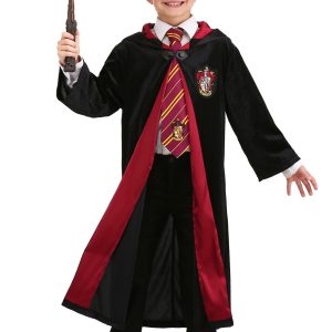 Kid's Harry Potter Deluxe Gryffindor Robe Costume