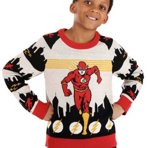 Kid's The Flash Ugly Sweater