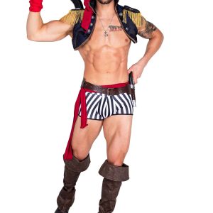 Men's Sexy Captain Hunk Costume