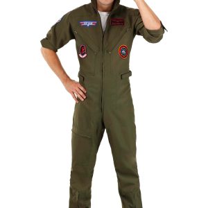 Men's Top Gun Premium Flight Suit Costume