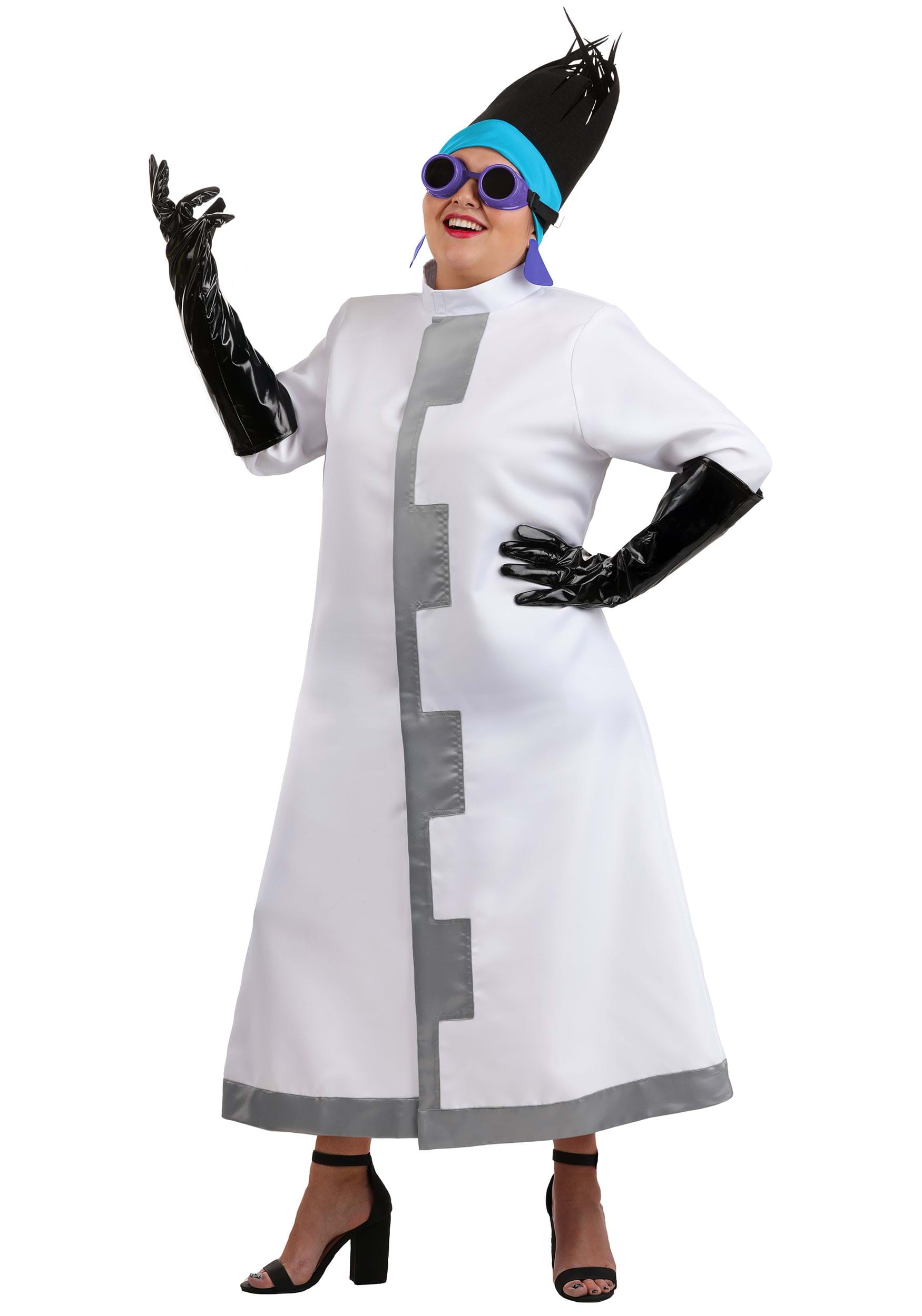 Plus Size Disney Yzma Lab Coat Costume for Women