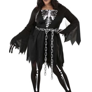 Plus Sized Death Costume Dress for Women