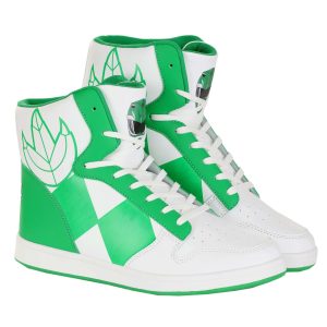Power Rangers Costume Inspired Green Adult Sneakers