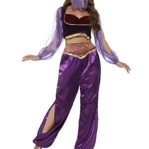 Purple Belly Dancer Women's Costume
