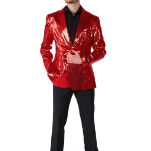 Suitmeister Sequins Red Men's Blazer