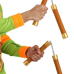 Teenage Mutant Ninja Turtles Michelangelo's Cosplay Nunchucks Prop