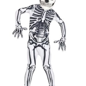 Toddler White Skeleton Costume