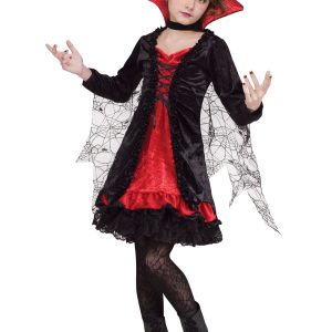 Vampire Web Costume Dress for Girls