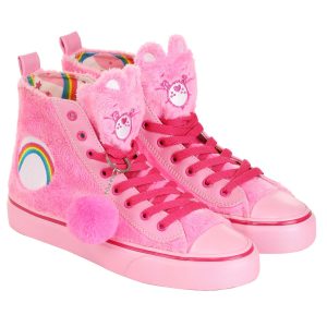 Women's Care Bears Cheer Bear Pink High Top Shoes