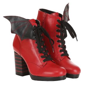 Women's Hotel Transylvania Mavis Red Heeled Boots