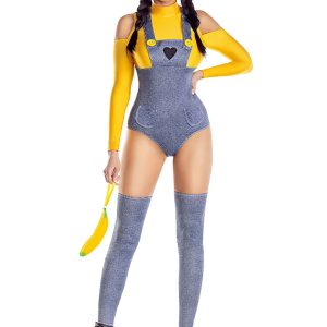 Women's Sexy Yellow Henchmen Baddie Costume