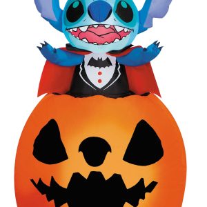 5FT Inflatable Vampire Stitch in Pumpkin Decoration