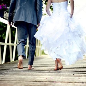 Beautiful wedding couple