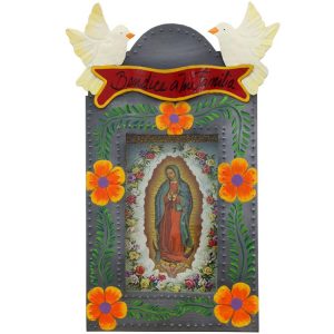 Bless my Family / Virgen de Guadalupe Mexican Nicho
