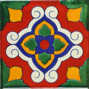 Capistrano Hand-Painted Talavera Tile
